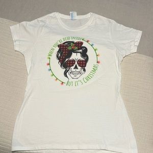 Women’s funny christmas t-shirt